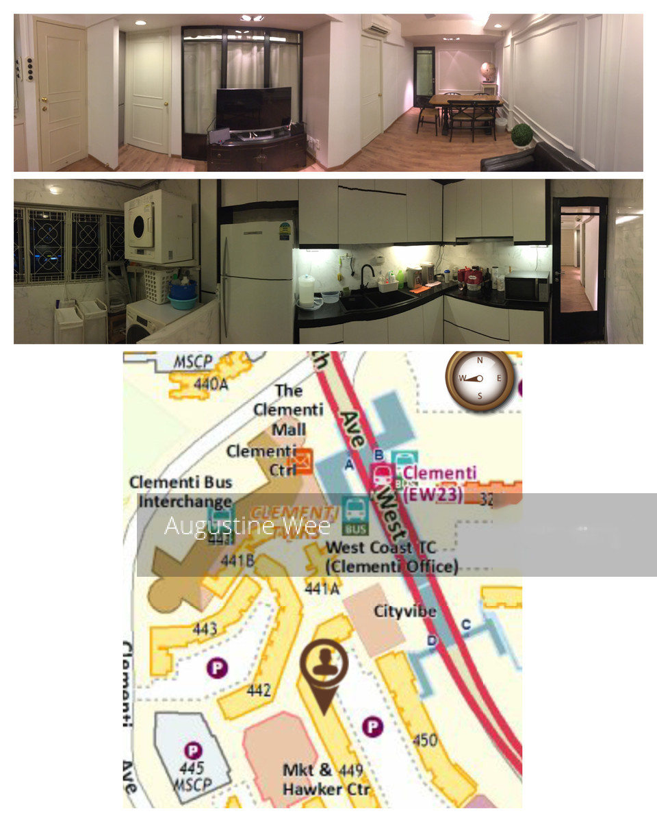 Blk 449 Clementi Avenue 3 (Clementi), HDB 3 Rooms #137021842
